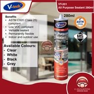 V-tech VT-201 All Purpose Sealant Silicone 280ml