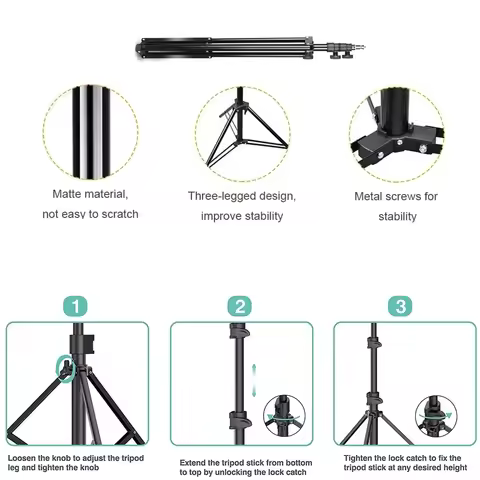 Tripod S / M/ L for Mobile Phone Smartphone Camera Selfie Stick For Phone Stand Selfie Stick Mobile