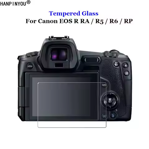 For Canon EOS R50 R8 R6 Mark II R RA R5 C R3 R7 RP R10 Tempered Glass 9H 2.5D Camera LCD Screen Prot