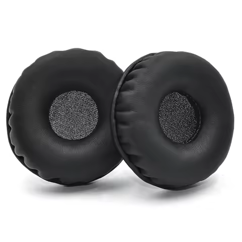 1Pair Leather Airpods Case Earpads Replacement for Jabra Evolve 20 20se 30 30II 40 65 65+ 75 75+ Uc 