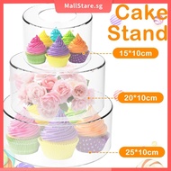 Acrylic Fillable Cake Stand Clear Cake Riser Cylinder Cupcake Stand Decorative Cake Display Round Cake Display Stand Reusable Cake Holder SHOPSKC0818