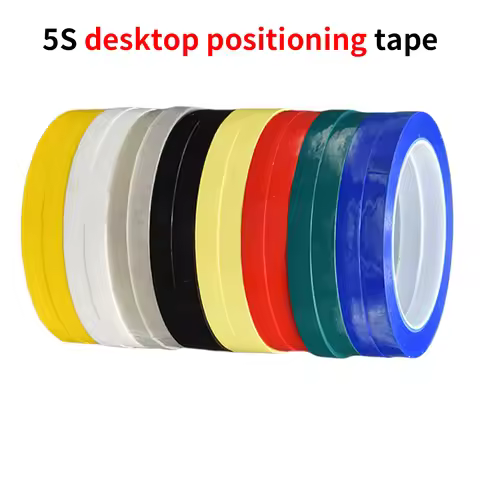 Desktop Positioning Tape Floor 5s Red Marking Traceless Waterproof Mara Glue Logo Office Supplies Co