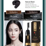 500ML 3 IN 1 Hair Coloring Comb Hair Dye Coloring Shampoo Hair Care Hair Conditioner NATURALS HAIR D