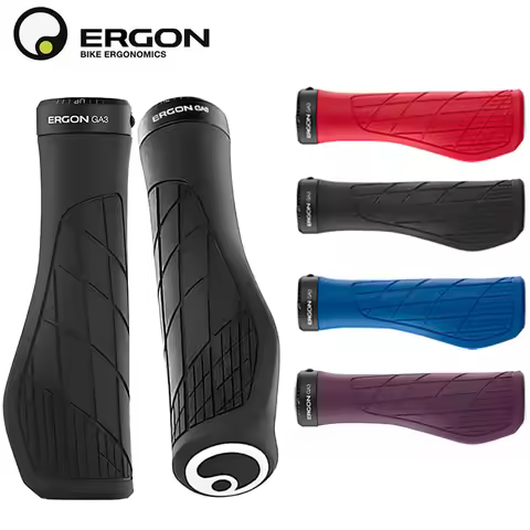 New L Ergon GA3 Ergonomic All-Mountain Bike Grips Comfort & Wrist Support for MTB Non-Slip Mountain 