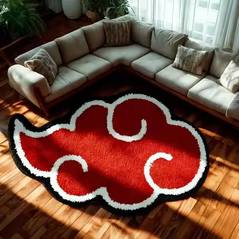 VIKAMA Healing Clouds Carpet Bedroom Living Room Sofa Area Decorative Cushion Ins Style Warm Home De