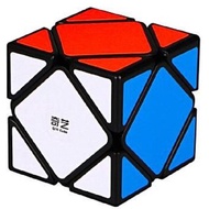 [Ready Stock in KL] QiYi MoFangGe Skweb Black with Sticker Magic Speed Cube