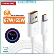 6A fast charging cable for XM USB - Type C - Type C fast charging cable. 67W fast charging cable. Ty
