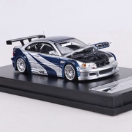 MJ 1: 64 BMW M3 GTR E46 Open Cover Version Alloy Simulation Car Model Collection