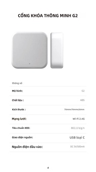 TTLOCK Gateway G2/G3/G3P/G4 Bluetooth Sang WiFi Hub Dành Cho Khóa Cửa Nhà Thông Minh - WiFi/RJ45/POE