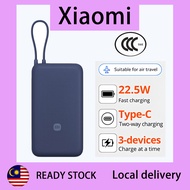 Xiaomi 10000 mAh/20000 mAh power bank with built-in fast charging cable, （3c certification）