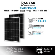 PB SOLAR panel 240w 120w 60w Fast charge Waterproof Portable DC cable For Home Camping power supply