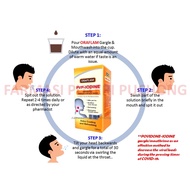 ORAFLAM PVP-Iodine Antiseptic Gargle & mouthwash 100ml (Exp: 01/2024)