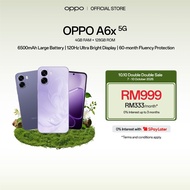 OPPO A6x 5G Smartphone | 4GB + 128GB | 6500mAh Large Battery | 120Hz Ultra Bright Display | Al Camer