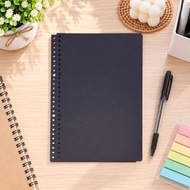 PAPER File (Loose leaf) Binder A4 A5 BLACK PAPER B5/LOSSE LEAF B5 BLACK PAPER
