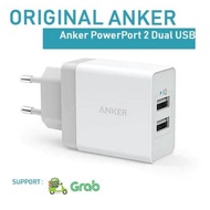 Anker Wall Charger PowerPort 20W Anker Power Port Charger 2 USB IQ 24W Mobile Phone Charger 100% ORI