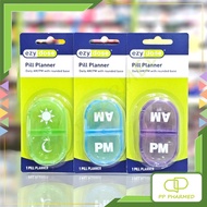 Ezy Dose 2-Compartment Pill Box Planner Daily AM/PM