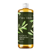 Pura Vitalia Unscented Pure Castile Soap Liquid with Olive Oil & Essential Oils; for Face Wash, Hand