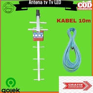 Antena Digital tv led Autdoor LED LCD segala tv 2022 set box tv tabung semua siaran antena  luar rumah antena digital super jernih antena segala tv samsung polytronsuper jernih siap pakai Antena luar ruangan Antene