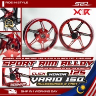 Sport Rim X1R 6 Batang VARIO 125 150 CLICK AIRBLADE BEAT125 SCOOPY 110 PNP Wheel Rim CNC Tubeless 1.