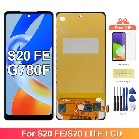 S20FE Screen for Samsung Galaxy S20 FE G780F G781B LCD Display Touch Screen Part for Samsung Galaxy 