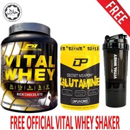 Vital Whey Halal 2kg/4.41lbs100% Whey Isolate With 24g Protein 67 Servings(Chocolate Milkshake) + Se