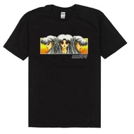 Vintage Hook-Ups Skateboard MIKA monster girls hentai black T shirt