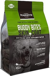 Majesty's Buddy Bites Skin and Coat Wafers for Small / Medium Dogs - Superior Skin, Coat, and Immune