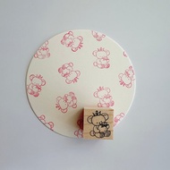 Amao 草莓國王熊 印章 2020