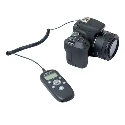 USB-C Rechargeable Wired Shutter Release Timer Remote for Nikon ZR, Z5 II, Z50II, ZV-E1, For Sony A6