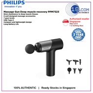 Philips Massage Gun Fascial Gun for Muscle Percussion Deep Tissues Muscle Massager | 6 Heads | USB-C