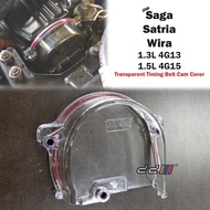 ♟Transparent Clear Cam Pulley Gear Timing Belt Cover For Proton Saga Satria Wira 4G13 4G15 Saga Iswara hks✩