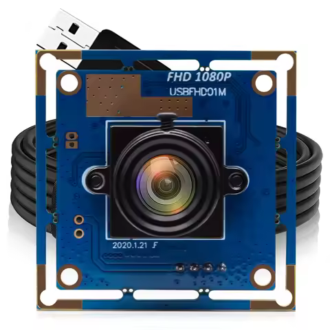 ELP 1080P Camera Module 2.0Megapixel 1920*1080 CMOS OV2710 MJPEG 30fps/60fps/120fps Mini Usb Endosco