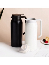 1pc 1500ML/52oz Stainless Steel Vacuum Insulated Coffee Pot, Large Capacity Household Thermal Carafe