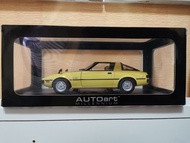絕版罕有 Autoart JDM AUTOART Mazda Savanna RX-7 (SA) Spark Yellow 1:18 75983 萬事得 1/18 。