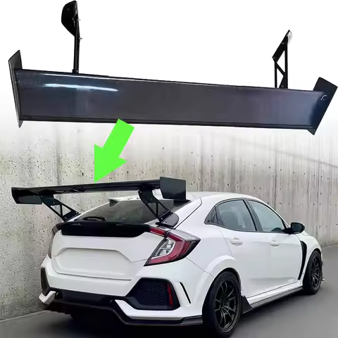 Rear Trunk Spoiler Tail Wing For Honda 10th Civic Hatchback FK7 FK8 2017‑2021 Tuning Automobiles Acc