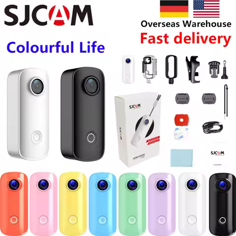 SJCAM 4K FHD 1080P Action Camera 4K30FPS No Screen Wifi 120°Wide Angle 30M Waterproof Bicycle Helmet