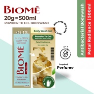 BIOME Powder-to-Gel Bodywash Soap 20g - 500ML - Sabun Mandian | Biodegradable • Skin-Friendly