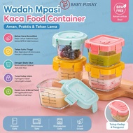 Glass MPASI Container Glass MPASI Food Container Glass MPASI Box Food Box Baby Box Baby Children Bab