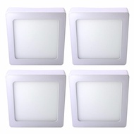 YEELITE Set of 4 White Square 12W LED Panel Light