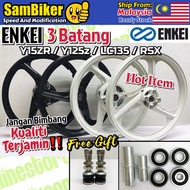 3 Batang ENKEI Sport Rim With Disc YAMAHA Y125 LC135 Y150 125Z 125ZR LC Y15 LAGENDA 110 115 Y15 RS15