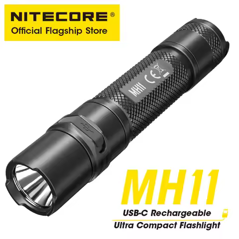 NITECORE MH11 Flashlight Outdoor Trekking Night Fishing Super Bright Torch Light with 18650 Battery 