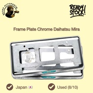 Frame Plate Chrome Daihatsu Mira Tag Biru
