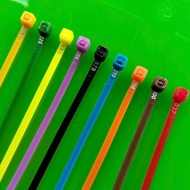 COLOR DRAWBAND PRINTED WITH SECOND NUMBERS TO MARK BIRD'S FEET 15CM LONG