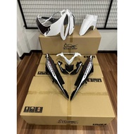 BODY COVER KIT LAGENDA115 FI | RC LINE BLACK | WHITE.BK