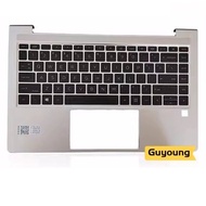in stock Backlit US English  Keyboard For HP ProBook 14 445 440 G8 645 640 G8 With Palmrest Upper Co