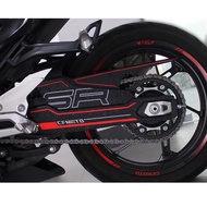 FOR CFMOTO 450SR 450sr Motorcycle exhaust pipe sticker decorative sticker