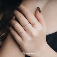 REPLIKA Wynn Edition Ring 14381 Women's ring size 4-8 copper crystal zirconia diamond replica