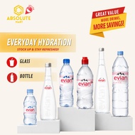 EVIAN NATURAL MINERAL WATER Assorted Sizes