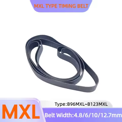 MXL Timing Belt Width 4.8mm to 12.7mm Type:B96MXL B98MXL B100MXL B105MXL B110MXL B112MXL B115MXL B11