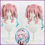 HT2 Honkai Star Rail Hyacine Cosplay Wig Anime Hair Hairpiece Heat Resistant Halloween Party TH2